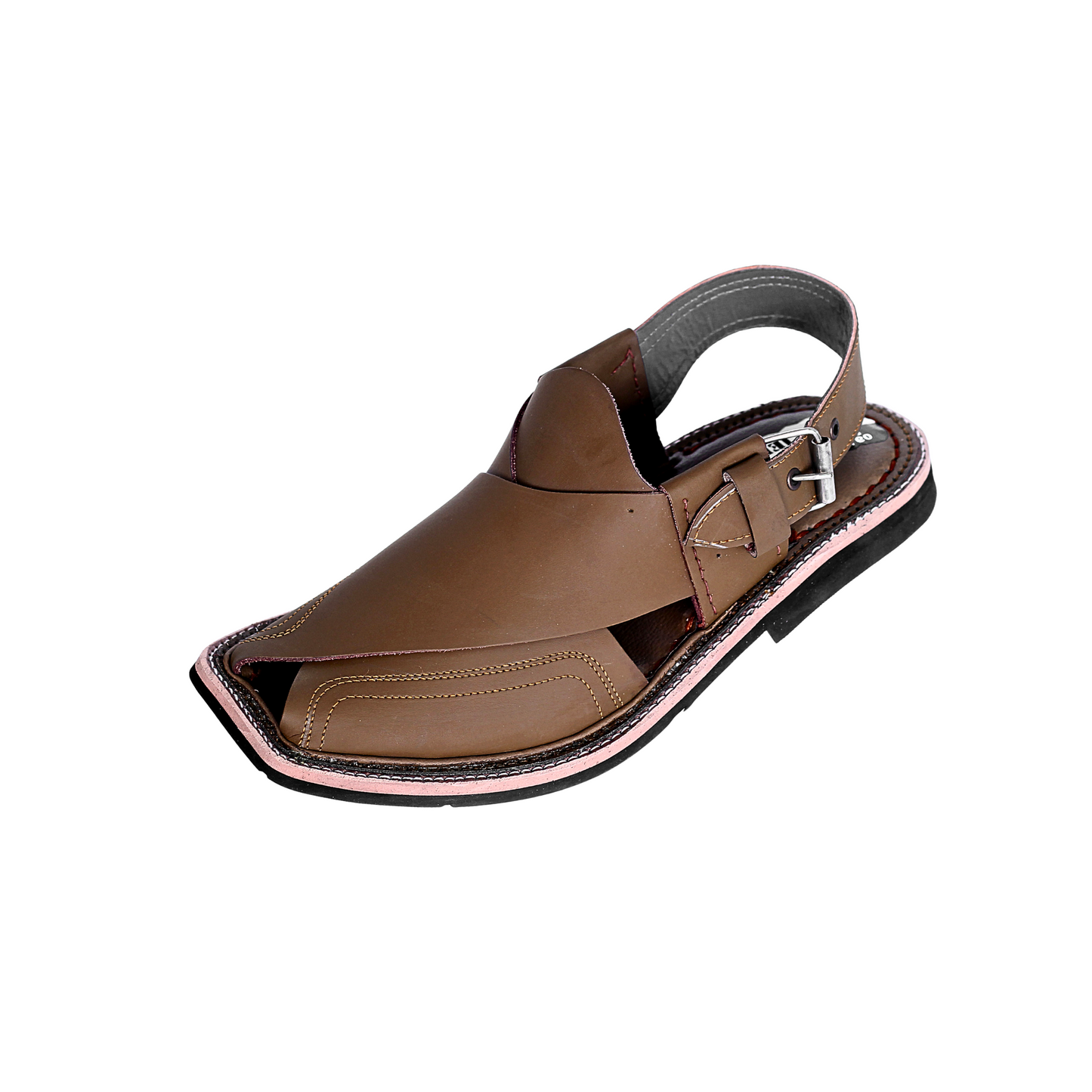 Light Brown Hand-Made Peshawari Chappal S202