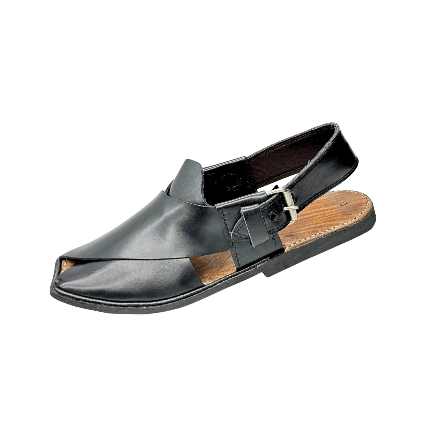 Classic Black Peshawari Chappal