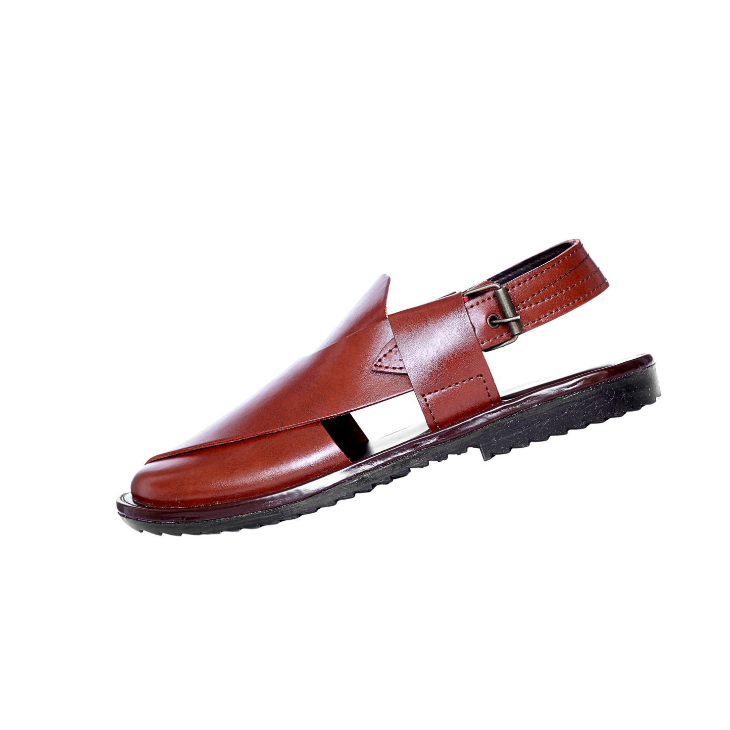 Service Sole Peshawari Chappal - Mustured Shade