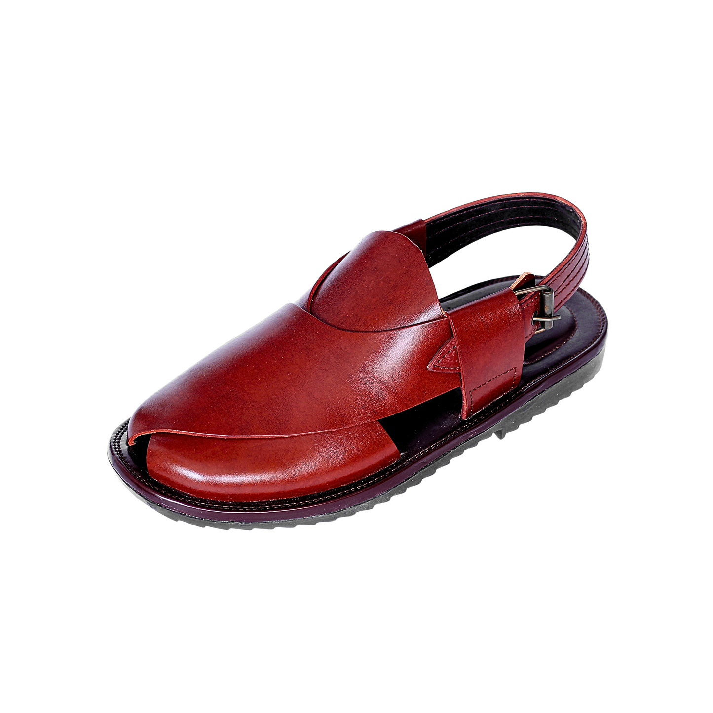 Service Sole Peshawari Chappal - Mustured Shade