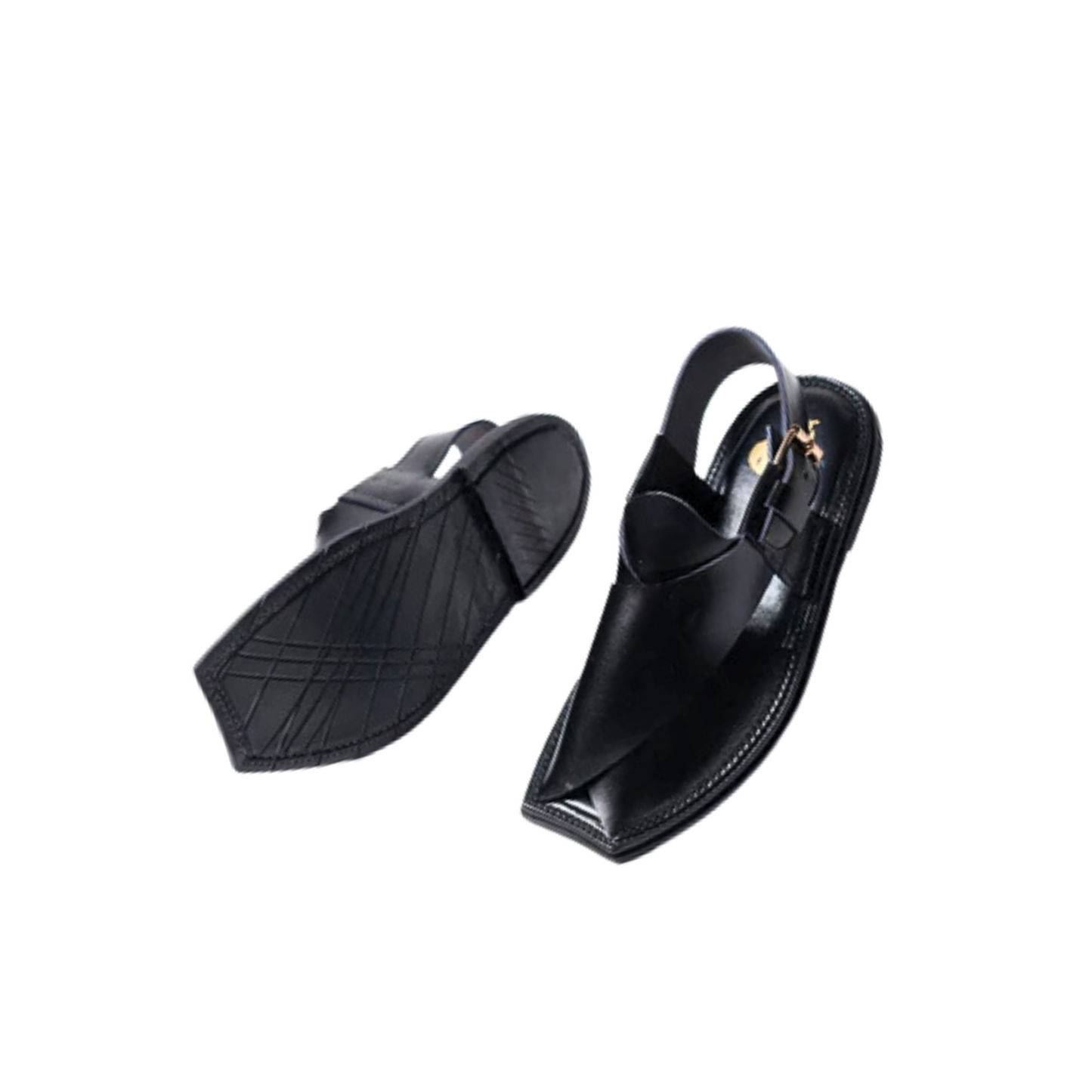 Premium Black Peshawari Chappal