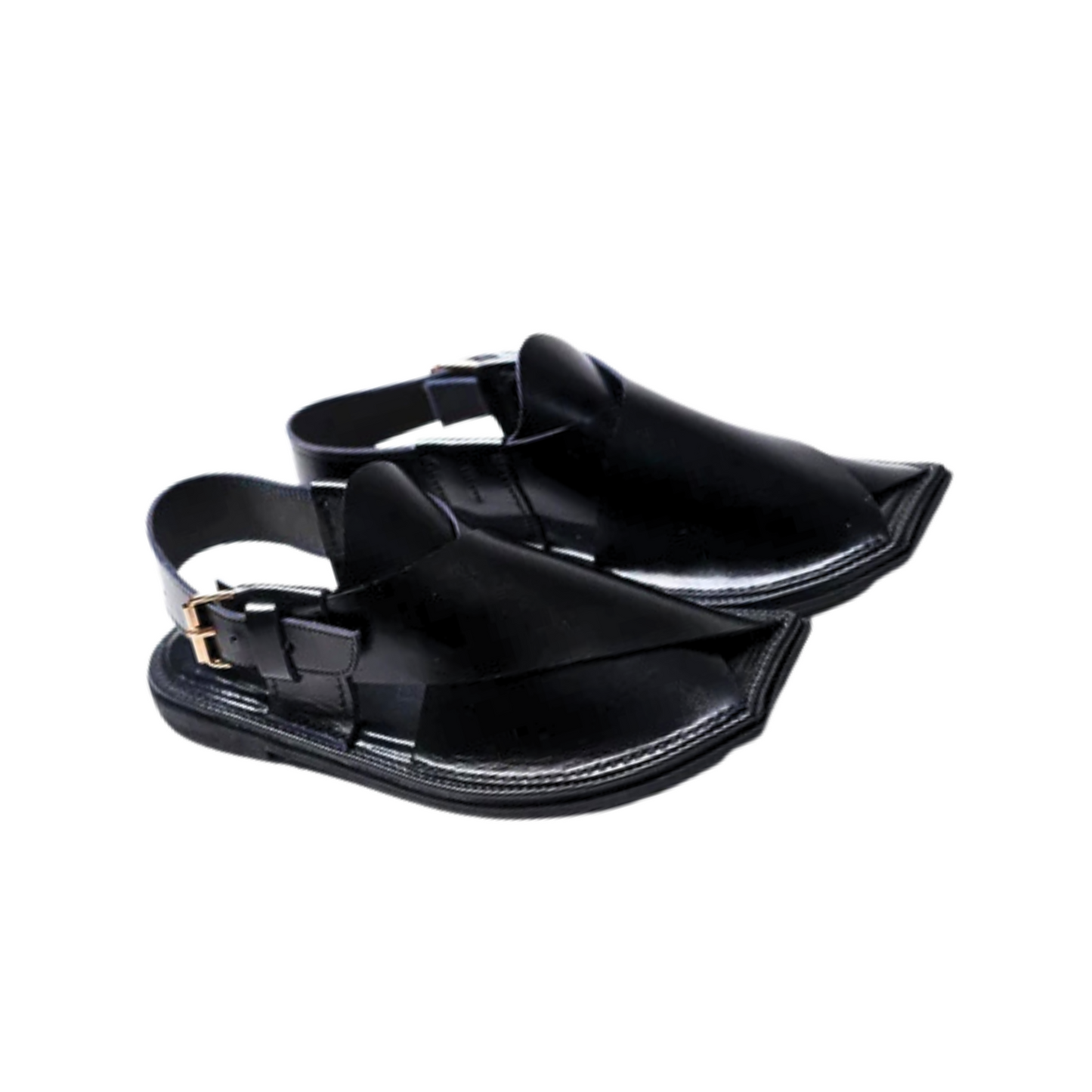 Premium Black Peshawari Chappal