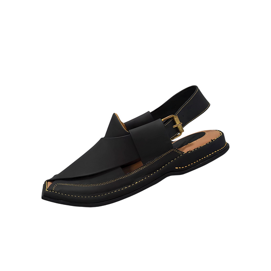 Black Sahde  Zalmi Leather Handmade