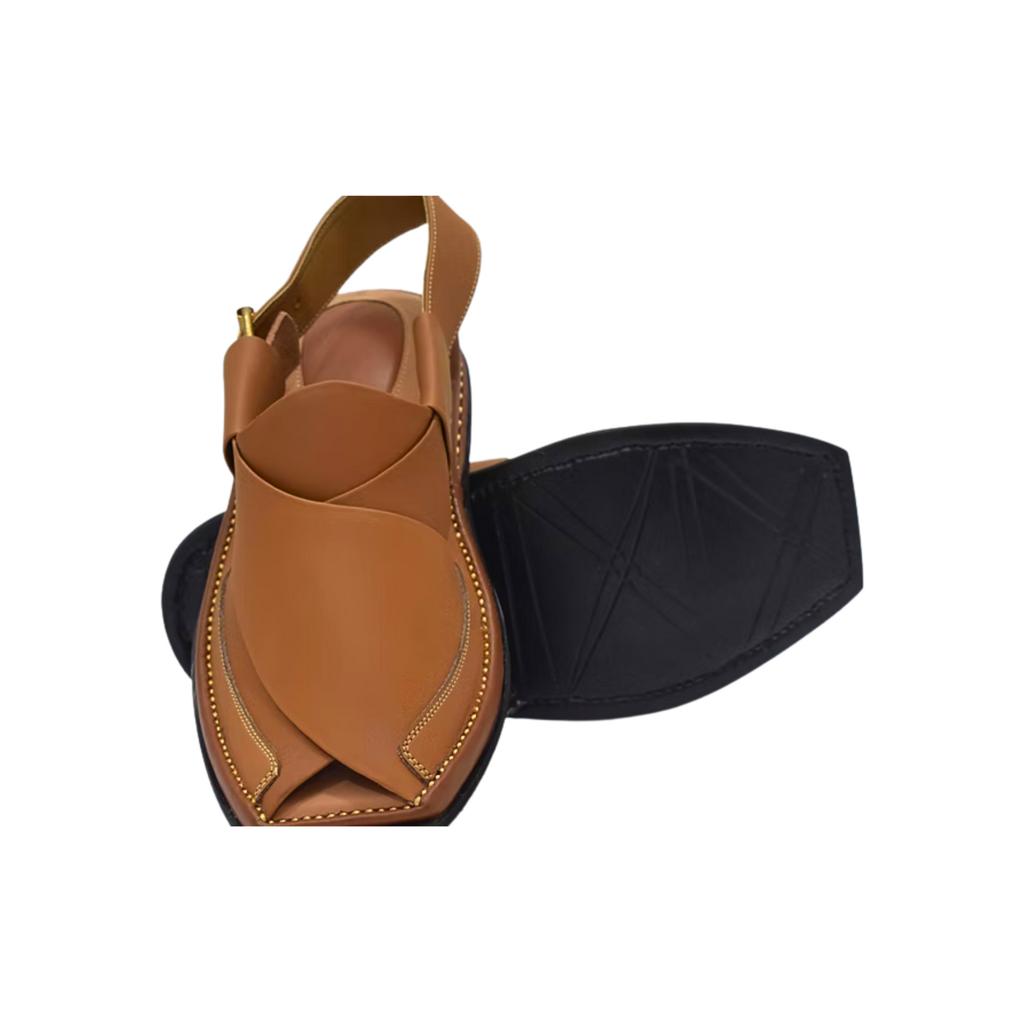 Light Brown Shade Zalmi Leather Handmade
