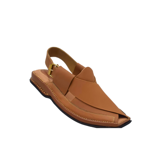 Light Brown Shade Zalmi Leather Handmade