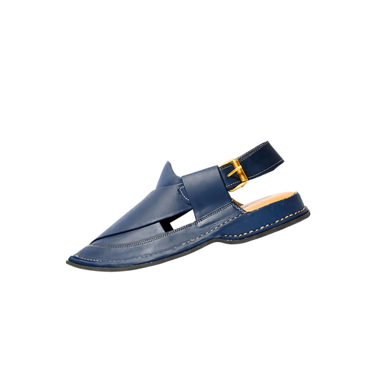 Blue Shade Zalmi Leather Handmade