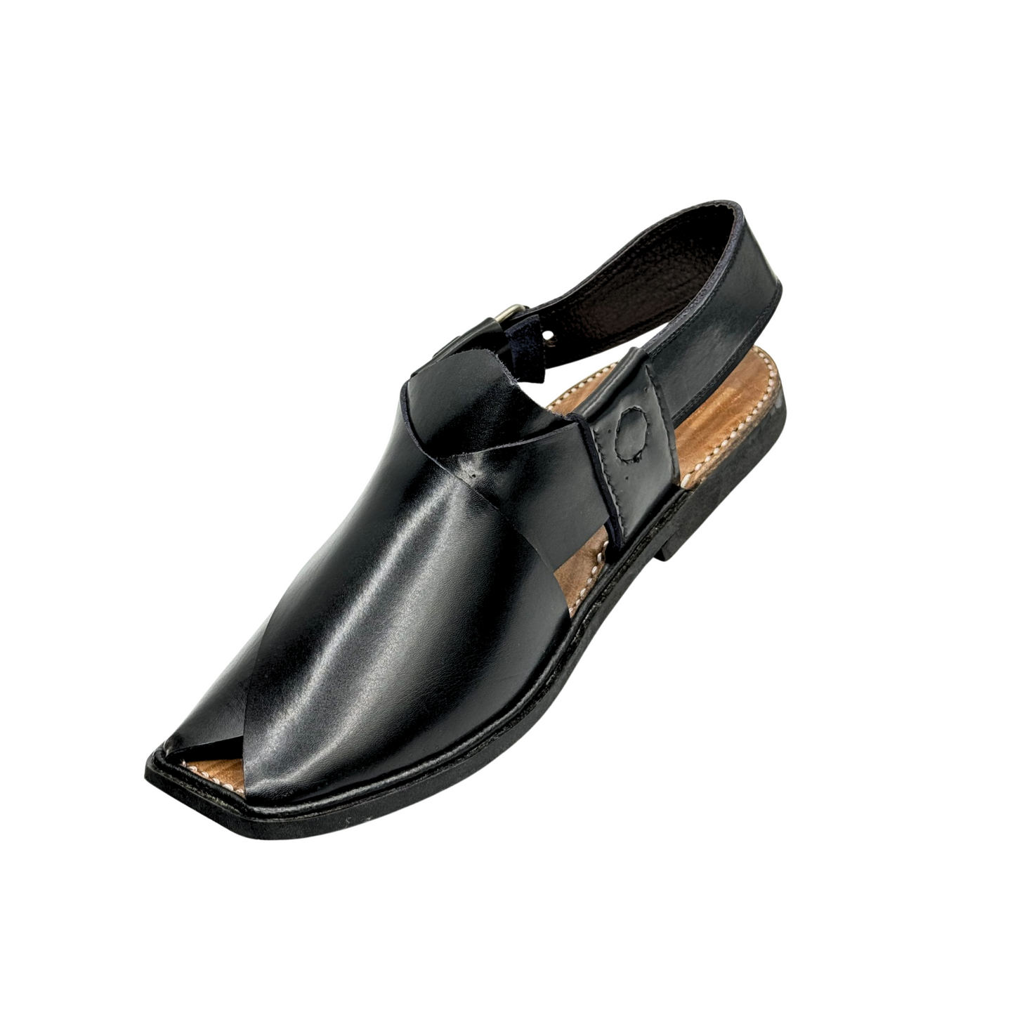 Classic Black Peshawari Chappal