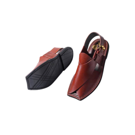 Premium Brown Peshawari Chappal